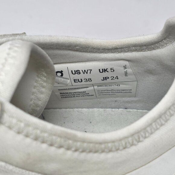 On Cloud Cloudswift White Athletic Running Sneakers Shoes Women Size 7 US - Picture 6 of 9